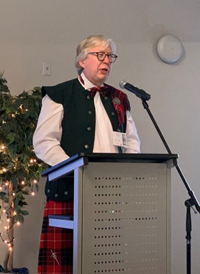 Neil Fraser, speaking at banquet