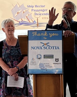 Book launch for Distinguished Descendants book, Brenda Hutchinson & John Ashton